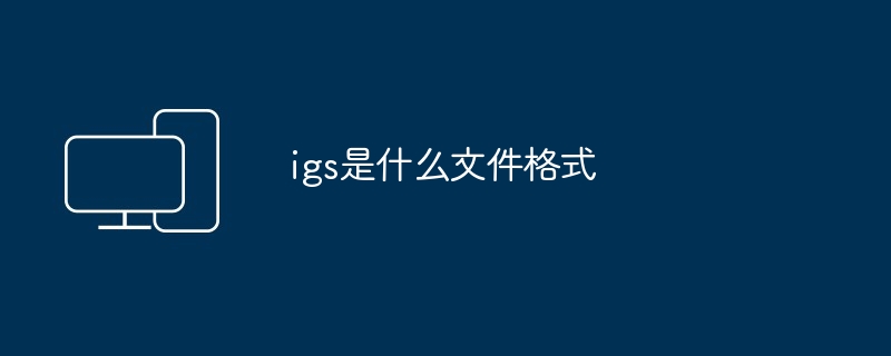 igs是什么文件格式